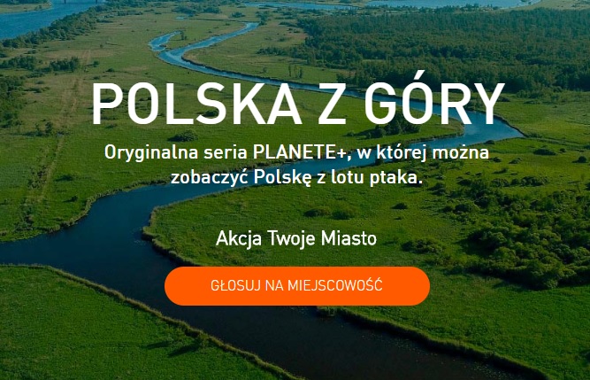 Głosuj na Chojnice w telewizyjnej serii „Polska z góry”