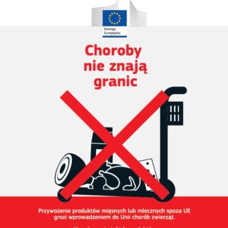 Kampania informacyjna Głównego Inspektoratu Weterynarii ws. świadomości zakazu przywozu żywności spoza krajów UE