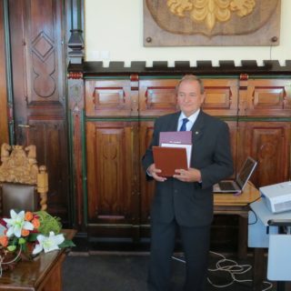 Edmund Hapka Zasłużonym Obywatelem Miasta Chojnice