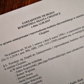 Niebawem ruszą prace związane z budżetem obywatelskim w mieście Chojnice