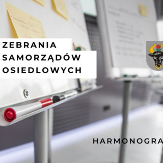 Harmonogram zebrań ogólnych sprawozdawczych samorządów mieszkańców osiedli w 2021 r.