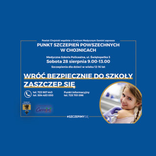 Punkt szczepień powszechnych w Chojnicach