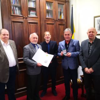 Medal Polskiego Związku Działkowców „Bene Meritus” dla burmistrza Chojnic
